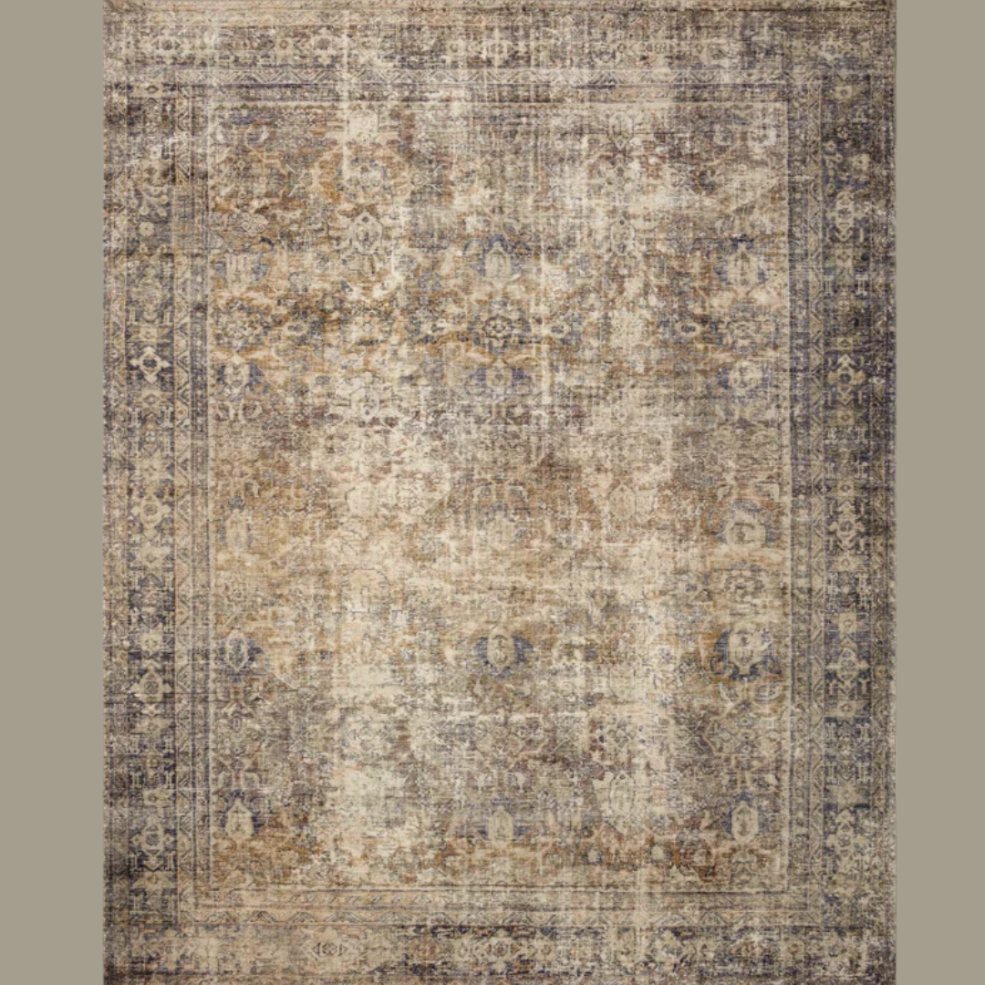 Amber Lewis x Loloi Morgan Sunset/Ink Area Rug