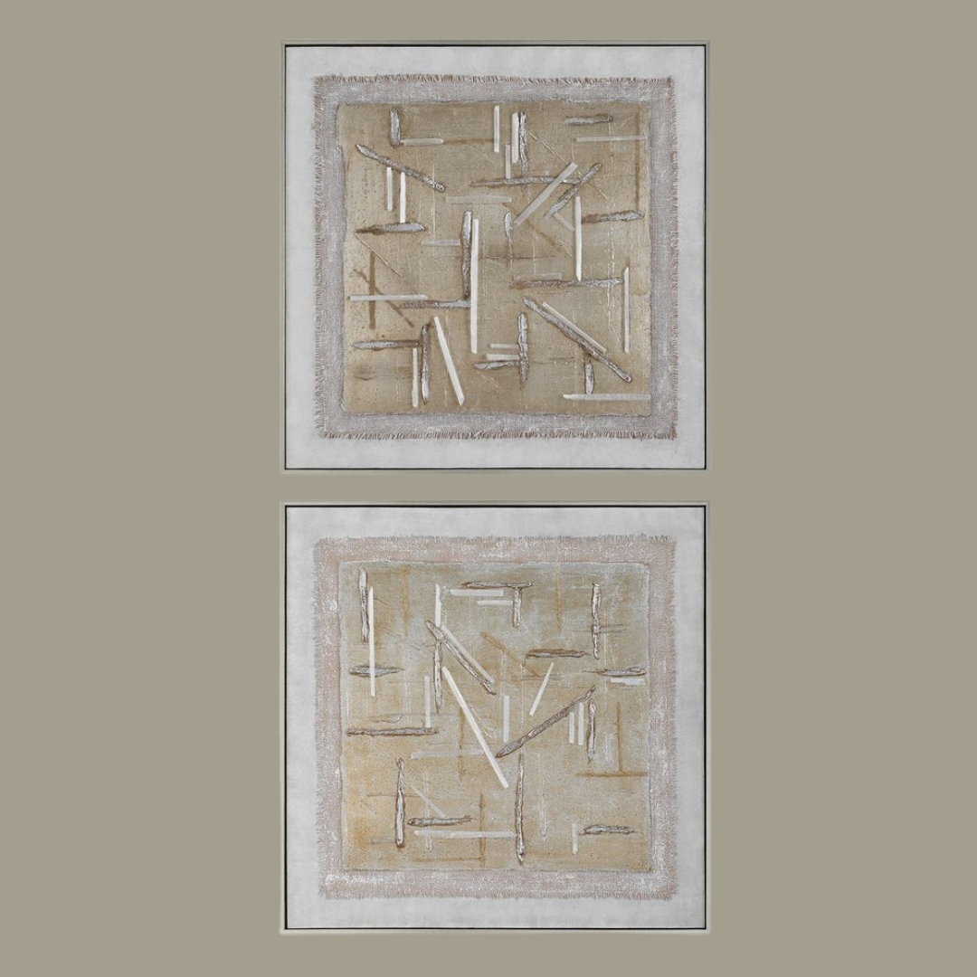 Unpredictable Hand Painted Canvases