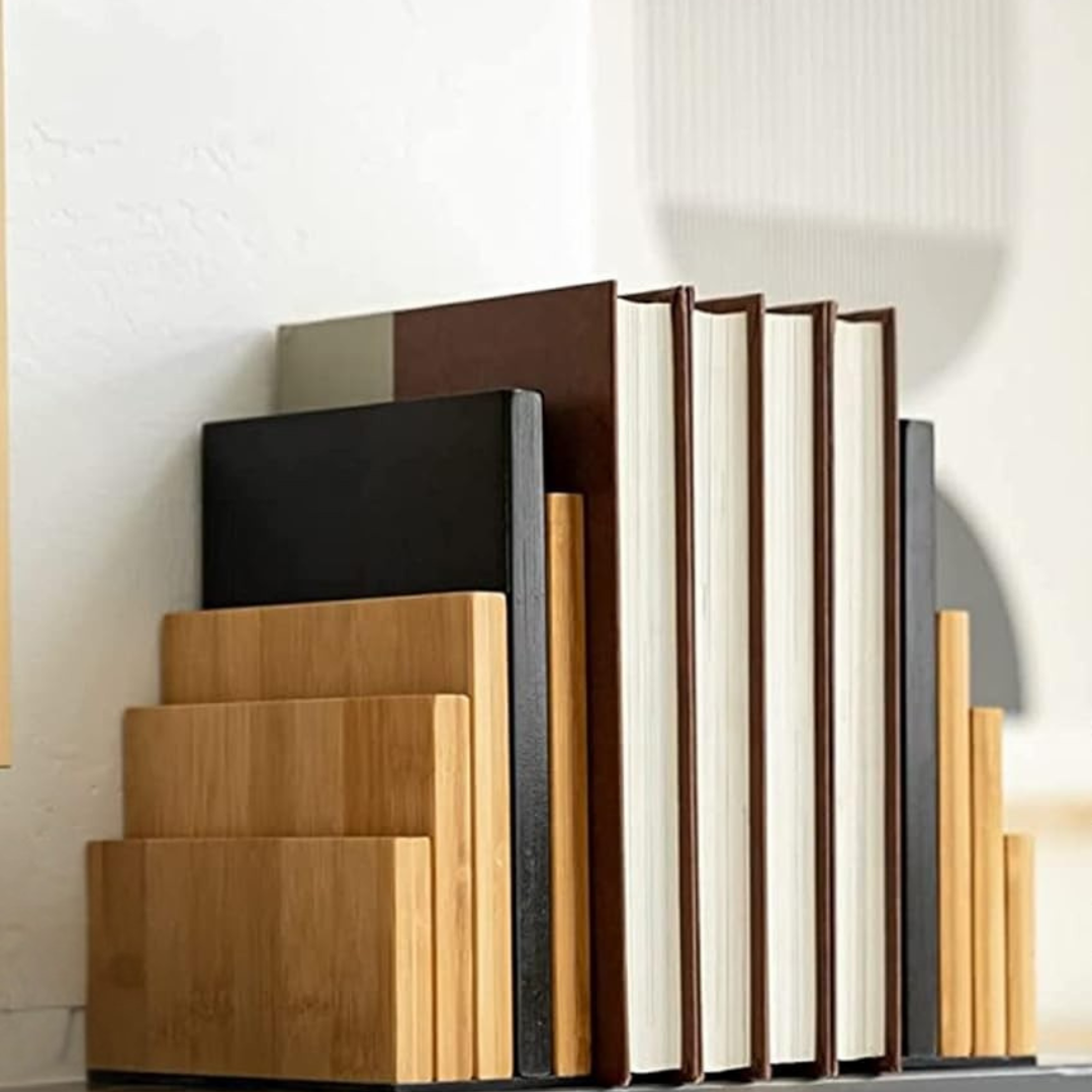 Bookends, Bamboo & Black