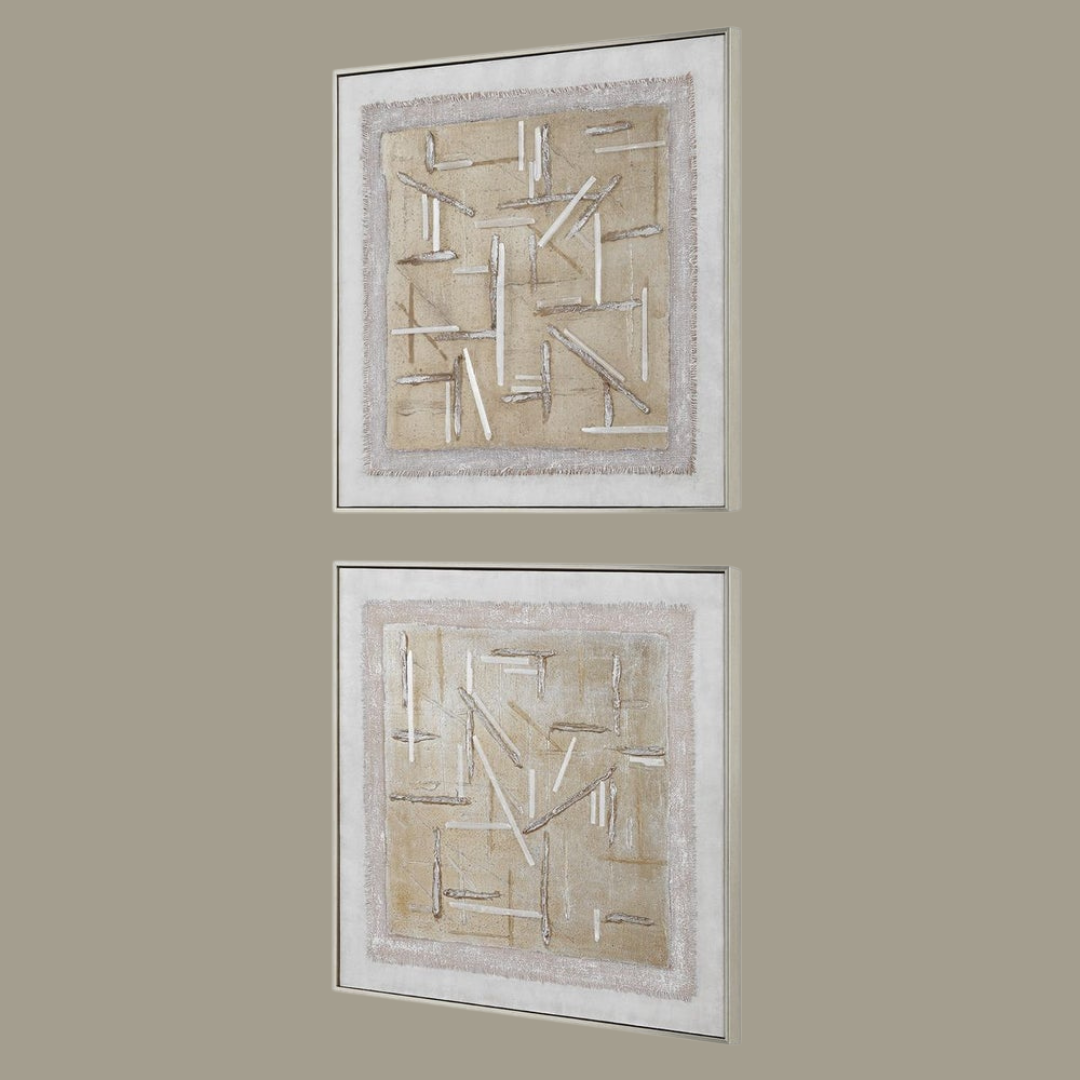 Unpredictable Hand Painted Canvases