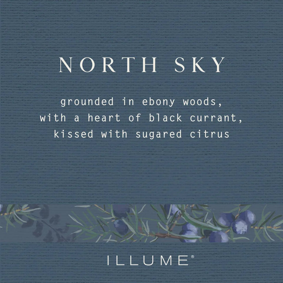 North Sky Small Radiant Glass Candle