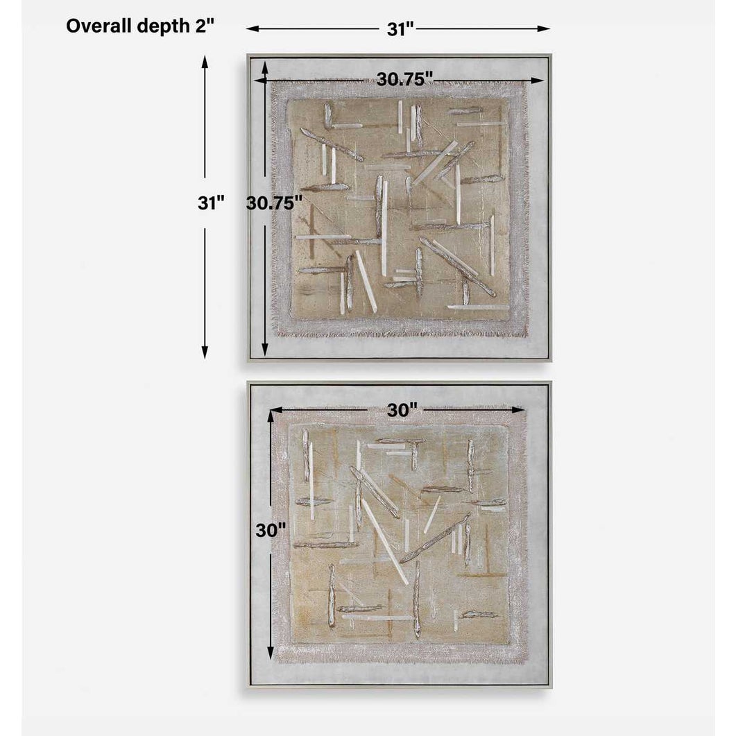 Unpredictable Hand Painted Canvases