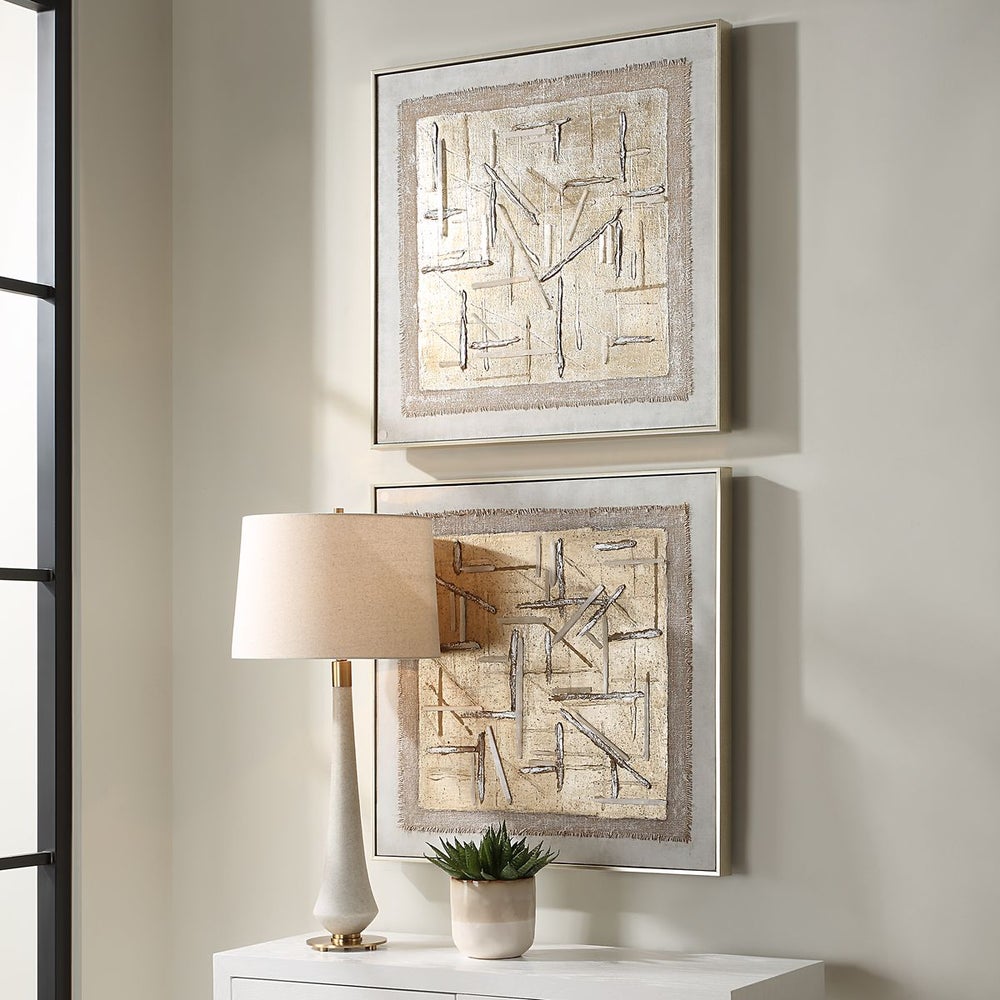 Unpredictable Hand Painted Canvases
