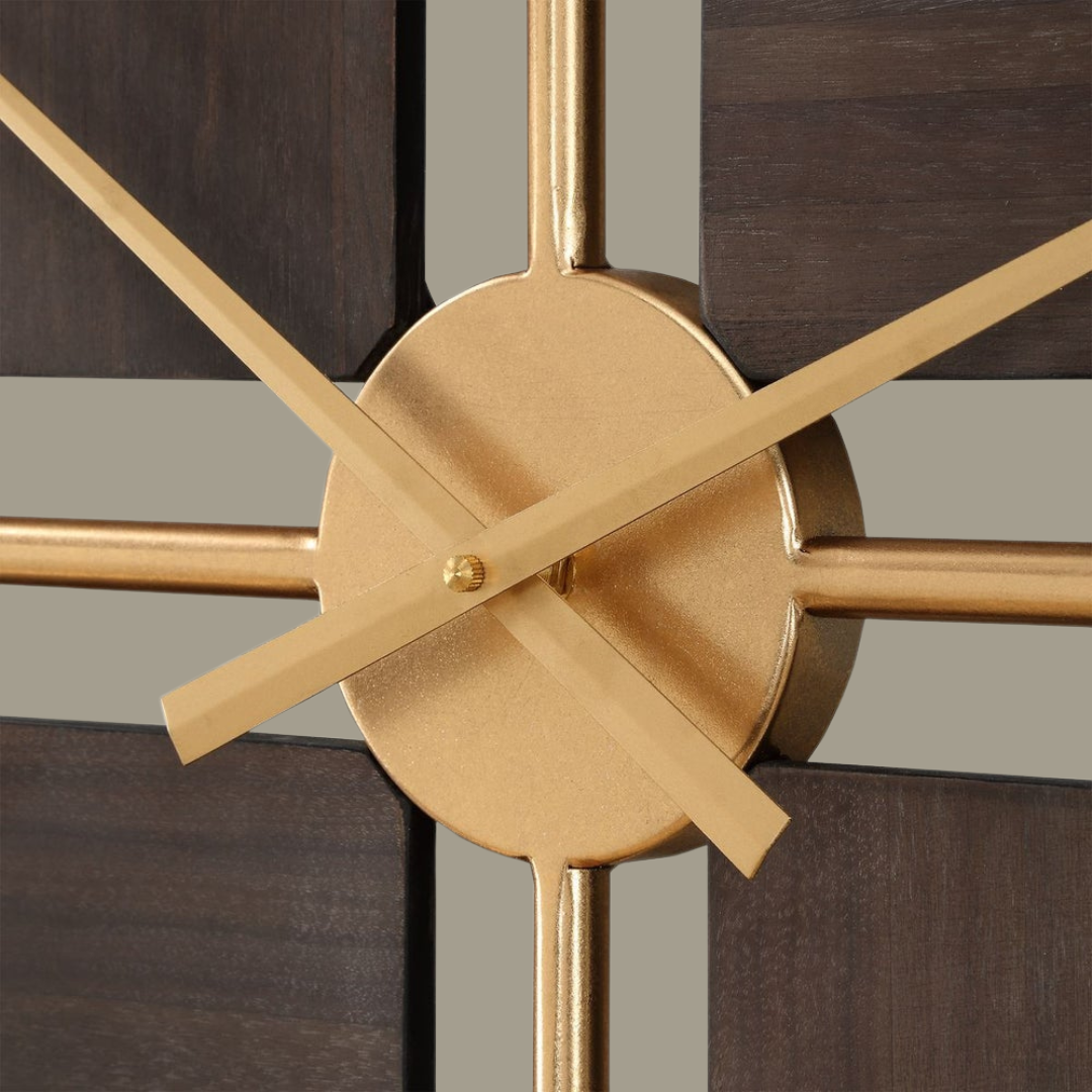 Walnut Elegance Clock