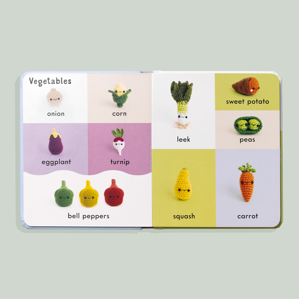 First Words with Cute Crochet Friends (Baby Board Book)