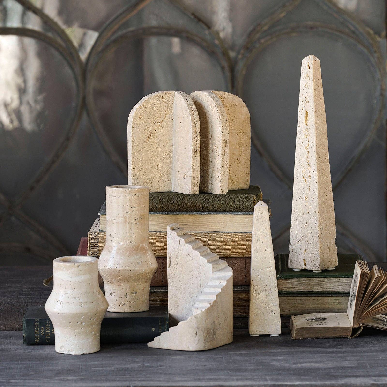 Tivoli Bookend, Pair