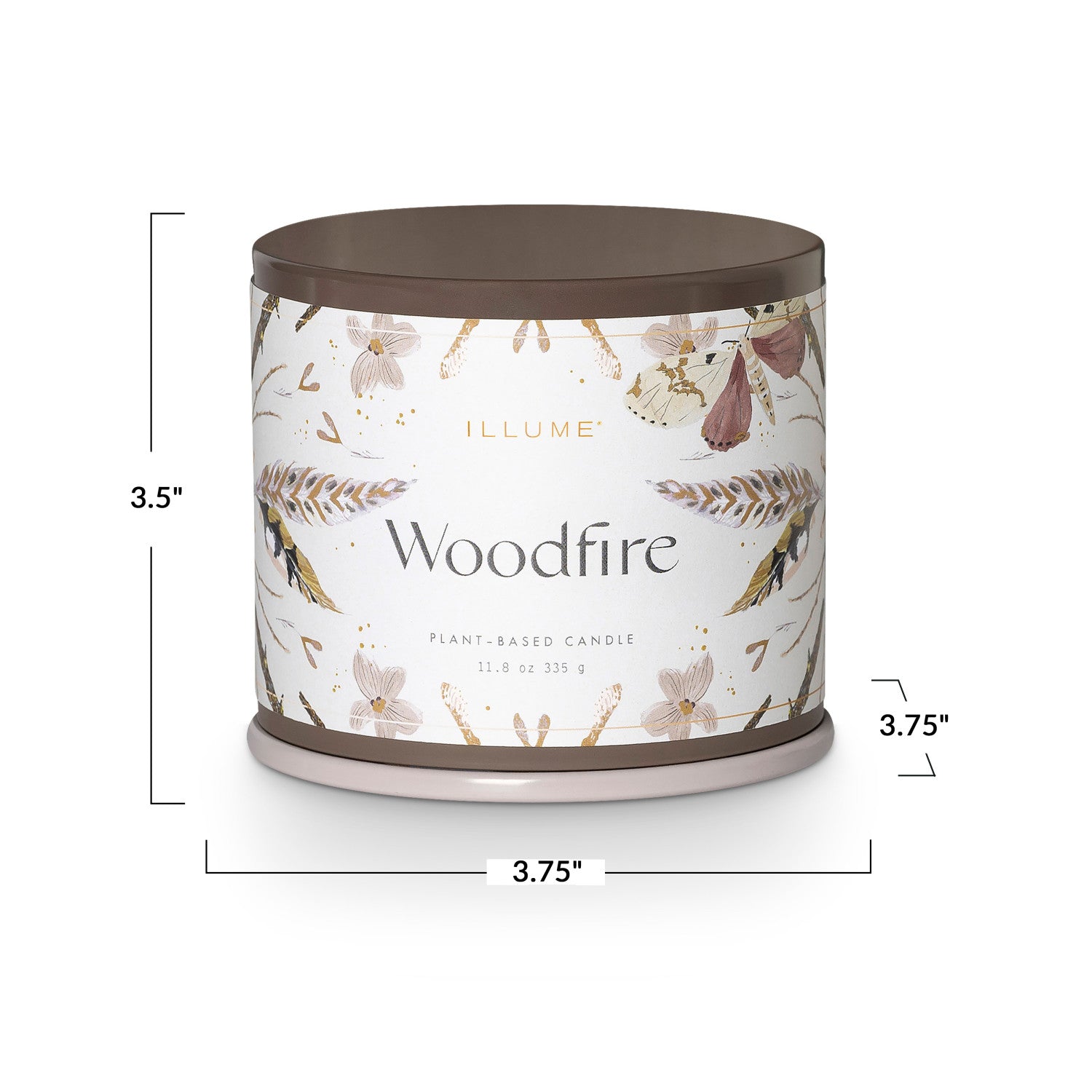 Woodfire Vanity Tin Candle