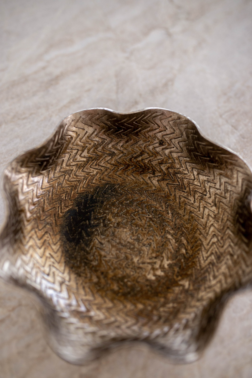 Bronze Textured Decorative Tray