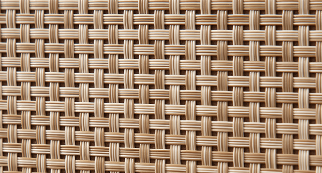 Rattan Sideboard Buffet Cabinet, 2 Pieces