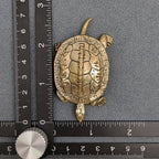 Brass Chinese Divination Style Turtle Desktop Ornaments