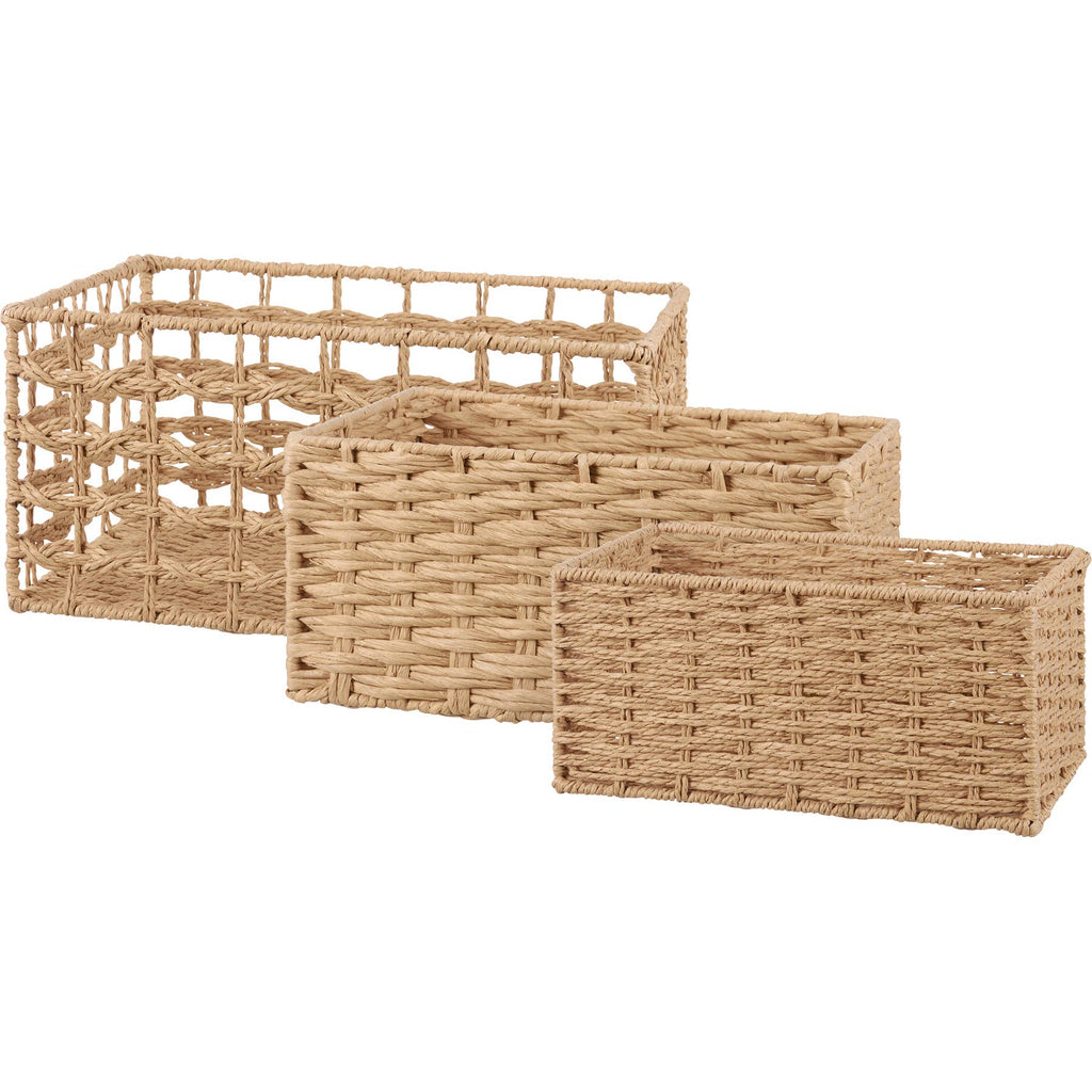 Mixed Weaves Basket Set