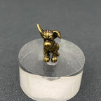 Small Brass Puppy Crafts Desktop Ornaments