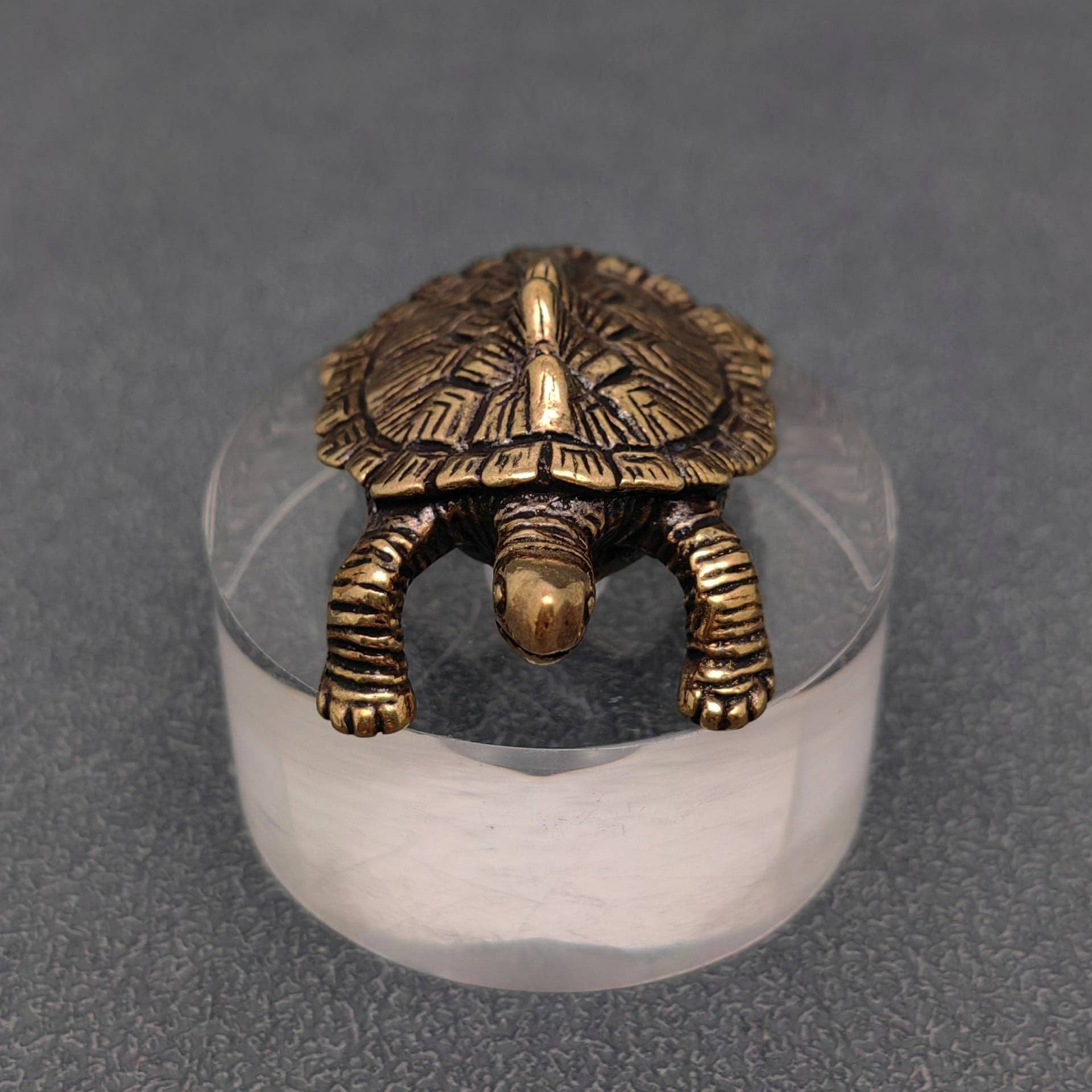 Brass Money Turtle Desktop Ornaments Decorations