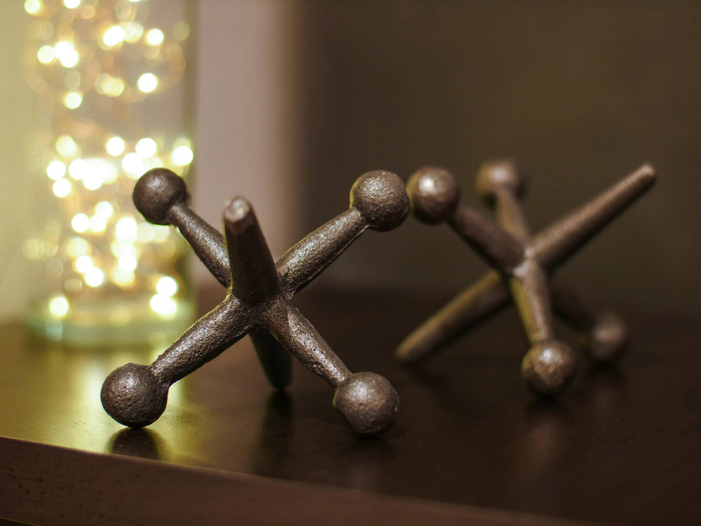 Cast Iron Giant Jack Decorative Bookends