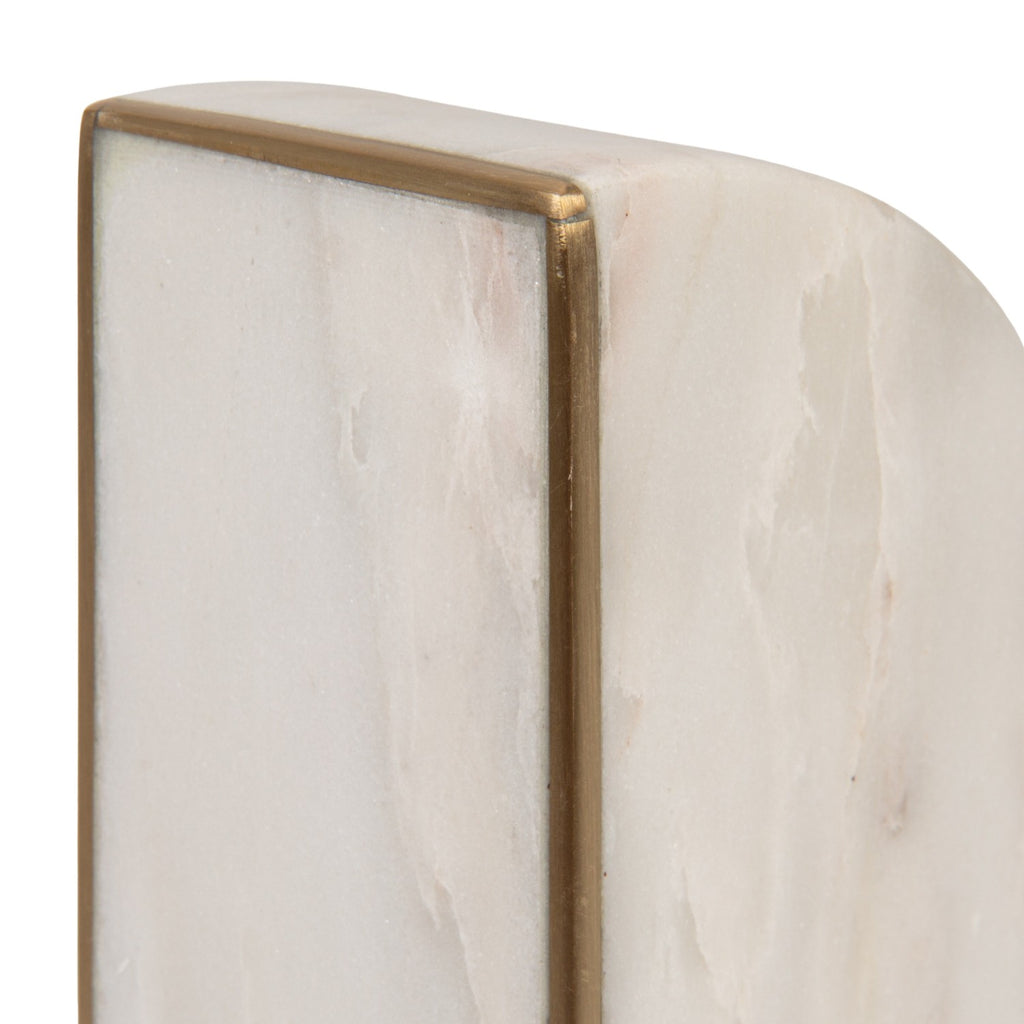 Marble Bookends