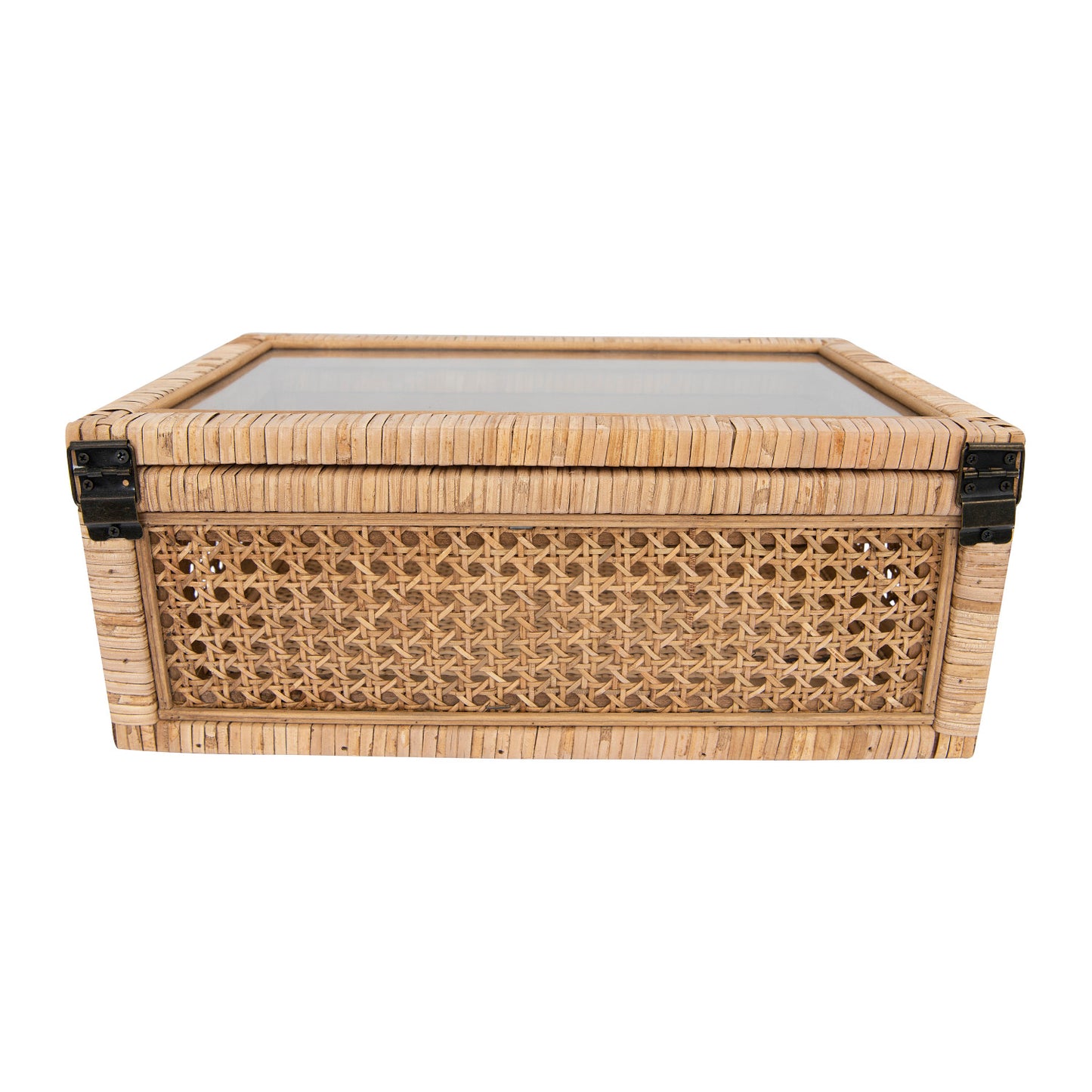 Display Boxes with Glass Lids, Set of 2