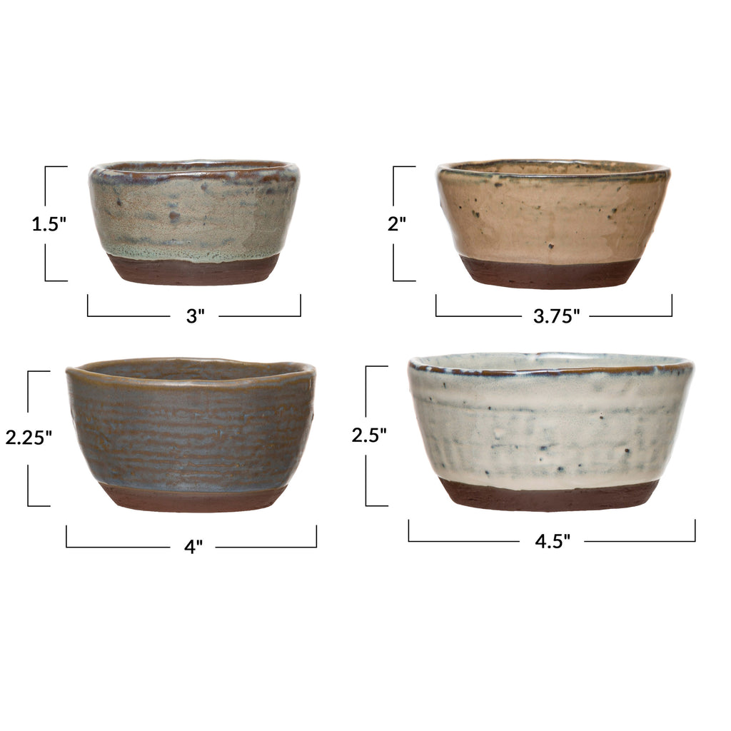 Stoneware Bowls (Set of 4)