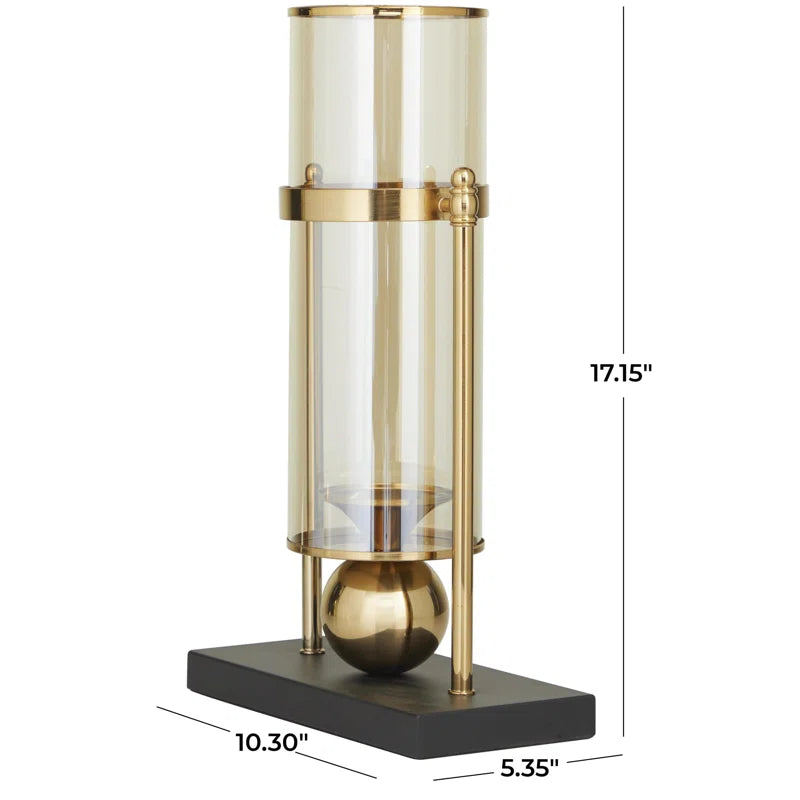 Modern Metal Abstract Candle Holder