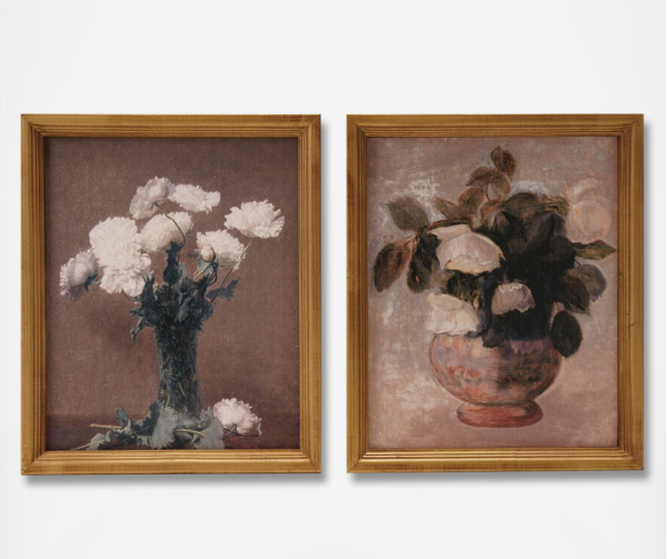 Vintage Reproduction Wall Decor, Set (Set of 2)