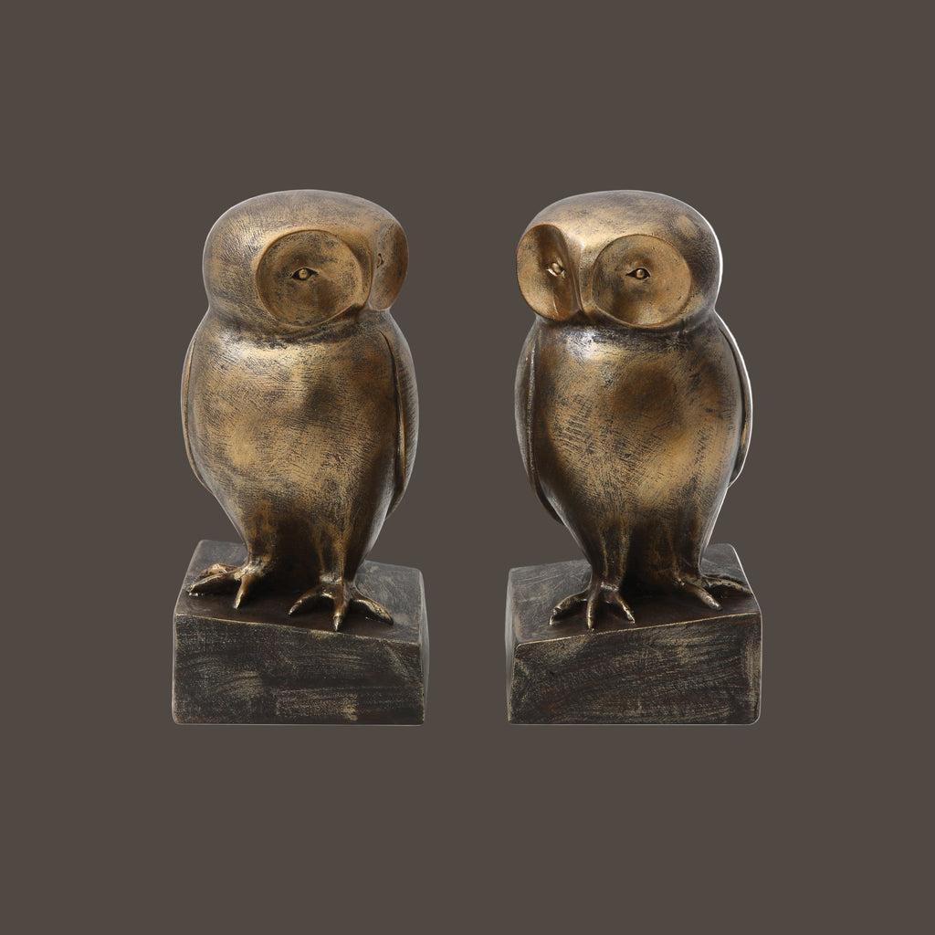Owl Bookends, Set of 2
