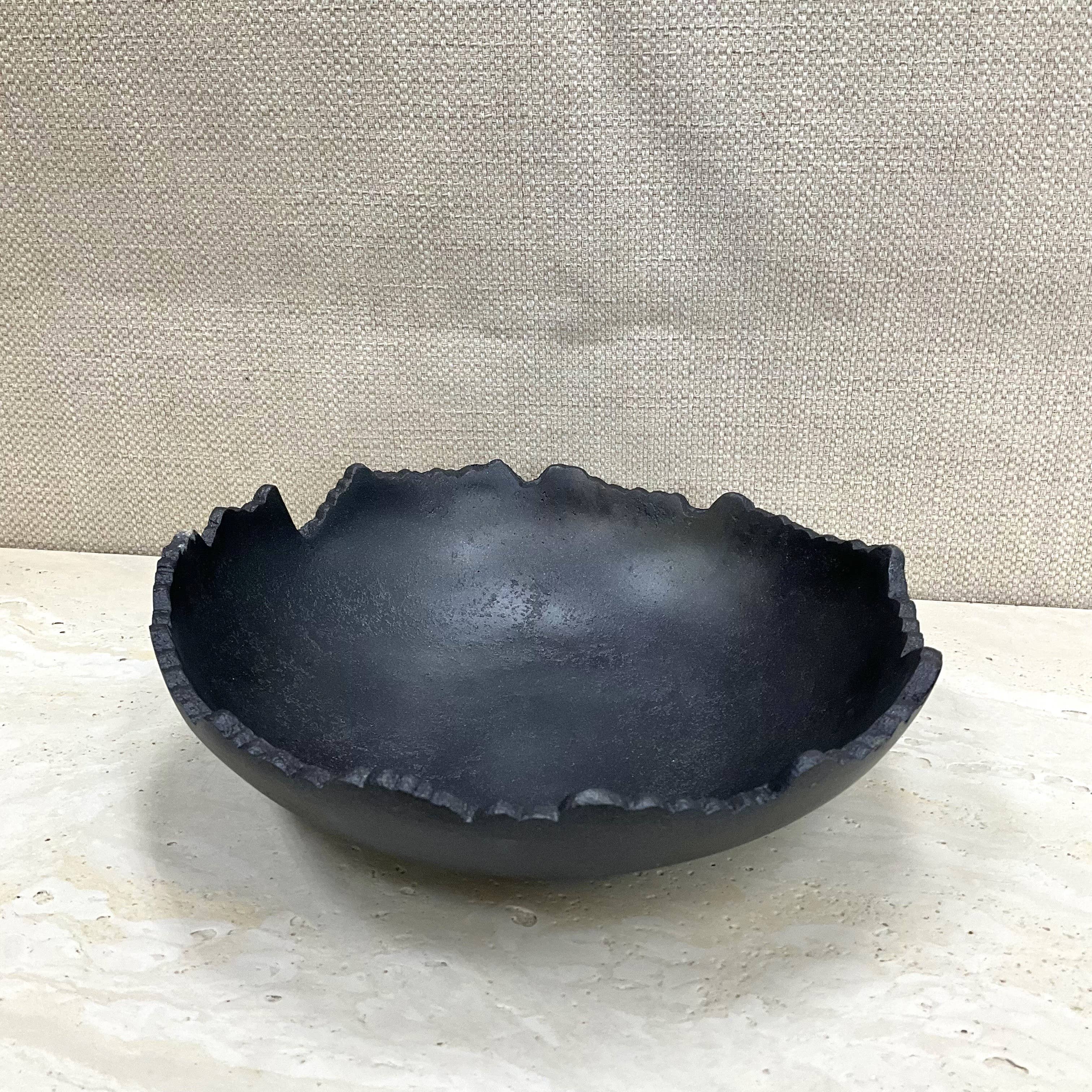 Black Round Bowl